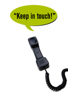keep in touch!